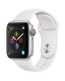 Apple Watch Series 4 (GPS, 44MM) - Silver Aluminum Case with Black Sport Band (Renewed)