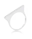 Karolina 0.2ct CZ Contemporary Simple Ring