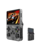 R36S Retro Handheld Game Console,64GB，Translucent Black