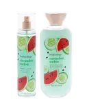 Bodycology Kit by Bodycology for Women - 2 Pc Kit 8oz Fragrance Mist - Cucumber Melon, 16oz 2 in 1 Body Wash and Bubble Bath - Cucumber Melon