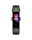 Honor Bracelet 5i Original Smart Bluetooth Heart Rate Monitoring Exercise Running Blood Oxygen Detection Multifunction Pedometer Waterproof Watch with Color Screen - Compatible with Huawei and Apple Phones.-green