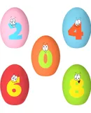 Dog Toys Squeaky, [5 Pack] Soft Puppy Egg Balls, Funny Interactive Squeak Pet Chew Toy for Puppies Small Medium Breed