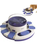 Dog Puzzle Toys Level 3 2 1, Dog Treat Puzzle Slow Feeder, Interactive Enrichment Toys for Large/Medium/Small and Smart Dog, Dog Food Dispenser for Boredom and Mental Stimulation (Purple).