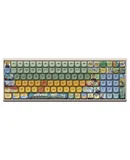 Lofree Mechanical Keyboard 100 Key Wireless Bluetooth Cute Red Axis Laptop, Van Gogh Theme