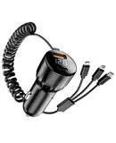 Car Phone Charger PD Fast Charging USB/Type-C Port for Android and iOS