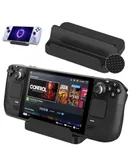 Stand Base for Steam Deck/ROG Ally/Nintendo Switch, Steam Deck Stand with Anti-slip Silicone Pad (BLACK)