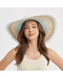 Ladies sun hat, summer fashion beach straw hat, outdoor outing vacation sunshade sunscreen sun hat