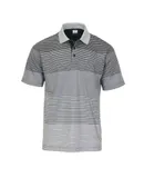 Gioberti Mens Pin Stripe Short Sleeve Polo w/ Chest Pocket