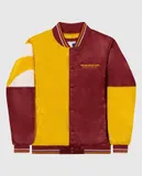 Starter Men's Washington Commanders Varsity Satin Full-Snap Starter Jacket In Gold/burgundy