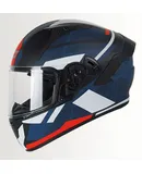 Motorcycle Helmet Unisex-Adult Full Face Motorcycle Helmet Integrated Modular Full Face Motorcycle Helmet Motorbike Moped Racing Helmet Suitable for Motorcycle Scooter Racing DOT Approved(Navy Blue)