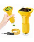 Portable Digital Microscope for Kids, Pocket Handheld Microscope Camera with 2'' Inch Screen, Educational Science Christmas Birthday Gifts for ,Orange
