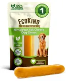 EcoKind Premium Gold Monster Yak Cheese Himalayan Dog Chew, Dog Treats Large Breed, All Natural, High Protein, for Aggressive Chewers, XL 1 Chew
