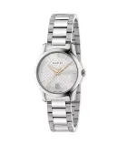 Gucci G-Timeless pulsera de acero inoxidable reloj unisex (modelo: YA126523u), Acero inoxidable, Timeless 1.063 in