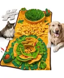 Lesure Cat Tunnel Bed for Indoor Cute Cat Donut Tunnel with Washable Circle Cushion, Round Pet Peekaboo Cave Toy for Kitten/Puppy/Rabbit, Blue