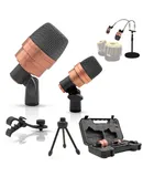 Tabla Mic Indian Instrument Microphone Set for Bayan Dayan Dholak Mic for Studio Stage Temple