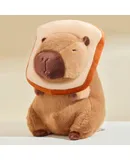 12 Inch Capybara Plush Cute Capybara Stuffed Animal With Bread, Cute Capybara Plush Toy for Kids, Rodent Pet Doll Soft Hug Pillow for Boys and Girls Birthday Gifts