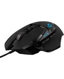 Logitech G502 hero Lightspeed Wireless Gaming Mouse with Hero 25K Sensor, PowerPlay Compatible, Tunable Weights and Lightsync RGB - Black