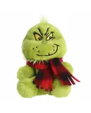 Aurora® Festive Dr. Seuss™ 13cm Grinch With Scarf Palm Pals™ Green Stuffed Animal