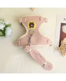 Cat traction rope to prevent running off special I-shaped cat walking rope rabbit dog chain adjustable pet supplies small S size