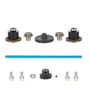 for Wltoys XKS 1/18 RC Car Metal Differential Kit 38T Gear 17T Gear Differential Carrier Drive Shaft Steering Hub Differential Gears Worn Gear for WLtoys A949 A959 A969 A979 K929 A959-B A969-B A979-B