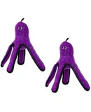 World's Tuffest Soft Dog Toy -Ocean Creature Octopus -Squeakers Multiple Layers. Made Durable, Strong & Tough. Interactive Play (Tug, Toss & Fetch). Machine Washable & Floats. (Large 2 Pack)