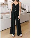 Andree By Unit Dressed For The Night Jumpsuit In Black