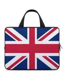 Flag of The United Kingdom Laptop Bag Women Man 10 12 13 15 17 Inch Office Notebook Travel Computer Handbag Waterproof Bag Notebook Cover