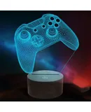 1pc Plug-in 7 Color Gaming Headset Handle with 3D Touch Screen Night Light, Novelty Desktop Night Light, Bedroom Ambient Decorative Table Lamps-XBOX