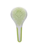 Wet and Dry Hair Detangler Regular Hair - Green-White by Michel Mercier for Women - 1 Pc Hair Brush