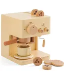 Kids Coffee Maker Toy Coffee Maker Playset Wooden Kitchen Set Toys Toddler Play Kitchen Accessories, Pretend Play Food