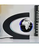 Magnetic Levitating Globe with LED Light, Cool Tech Gift for Men Father Boys and Girls, Floating Globes World Desk Gadget Decor in Office Home Display，black