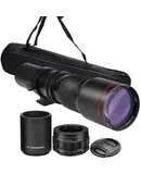 500mm/1000mm f/8 Manual Super Telephoto Lens for Canon EOS R100 R10 R50 R6 R7 EOS R RP
