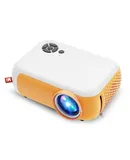 Home projector, micro mini portable outdoor support 1080p cell phone same screen projector