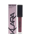 Kiss Proof Lipstick Liquid Matte - 16 Sexy Marsala by Klara for Women - 0.27 oz Lipstick