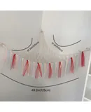 Girl doll storage mesh bag hand-knitted doll storage artifact