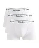 Calvin Klein Men's Underwear Microfiber Stretch 3 Pack Trunk White/White/White