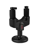 5 Core Soporte de pared para guitarra, colgador con base de metal, acolchado suave, ajustable y giratorio