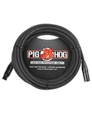 Pig Hog 8mm XLR Microphone Cable Male to Female 20 Ft Fully Balanced Premium Mic Cable