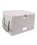 Fireproof Document Bag Fireproof Waterproof Storage Box with Lock Suitable for Hanging Letter/Legal Folder Magazine Files Book Portable Home Office Car Safe Box