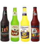\u2013 Beer Bottles Dog Toy 100% Vinyl. Made Durable & Strong. Novelty Play Toy. 14 Bottles to Choose from and it Floats (Combo Pack 5)