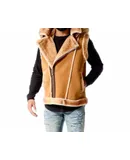 Jordan Craig Men's Denali Shearling Vest In Cognac