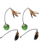 Interactive Robot Fish Toys for Cat/Dog(6 Pcs), Activated Swimming in Water with LED Light, Swimming Bath Plastic Fish Toy Gift to Stimulate Your Pet's Hunter Instincts