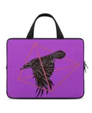 Bird T-shirt Laptop Bag Women Man 10 12 13 15 17 Inch Office Notebook Travel Computer Handbag Waterproof Bag Notebook Cover