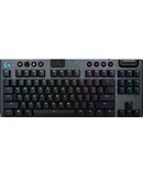 Logitech - G915 LIGHTSPEED TKL Wireless Mechanical GL Linear Switch Gaming Keyboard with RBG Backlighting - Black-920-009512