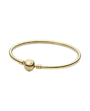 Pulsera Rígido Oro 14K Pandora Moments Original Joyería Fina 550713 | Diseño Rígido Elegante | Baño De Oro 14K | Colección Pandora Moments Original | Joyería De Lujo Para Mujer | Ideal Para Regalo Elegante | Compatible Con Charms Pandora