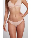 Fanny Tie Side Bikini Bottom in Blush