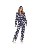 Women's Long Sleeve Floral Pajama Set