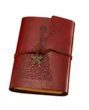 Retro kraft paper notepad Korean creative literature and art gift-giving hand account book a6 loose-leaf notebook can be printed At first sight brown love medium
