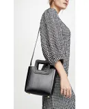 Staud Mini Shirley Leather Bag Black OS