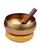 Muslady Tibetan Singing Bowl Set with 20.5cm/ 8inch Large Handmade Metal Sound Bowl & Soft Cushion(Random Color Delivery) & Wooden Striker for Meditation Sound Chakra Healing Yoga Relaxation